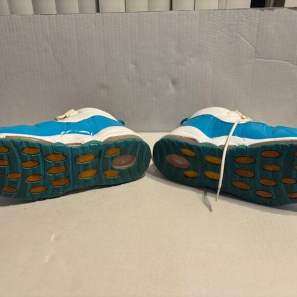 NIKE air max uptempo 95 size 10 white blue fury - Picture 4 of 7